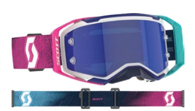 Scott USA - Scott USA Prospect 2.0 AMP Goggles - 421478-7906349 - Stealth Black/Radiant Pink/AMP Blue Chrome Lens - OSFM