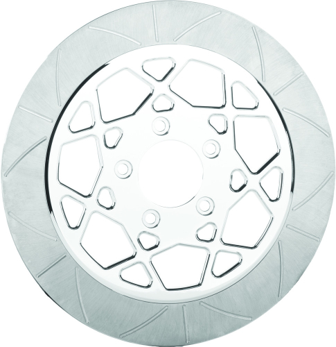 Lyndall Racing Brakes - Lyndall Racing Brakes Smooth TT Tracker Rear Rotor - 11.5in. - Chrome/Silver - 1002-2051