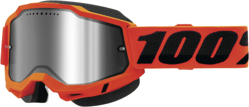 100% - 100% Accuri 2 Snow Goggles - 50223-652-05 - Orange / Silver Mirror Lens - OSFA
