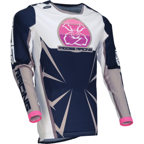 Moose Racing - Moose Racing Agroid Jersey - 2910-8137 - Navy/White - X-Small