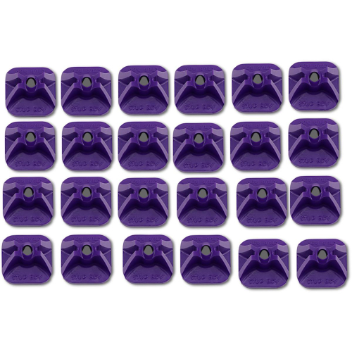 Stud Boy - Stud Boy Super-Lite Pro Series Single Backer Plates - Purple - .75in. - 2513-P1-PUR