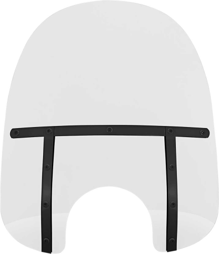 Memphis Shades - Memphis Shades Memphis Fats Windshield (7in. Cutout) - 19in. - Night Shades Clear - MEB3310