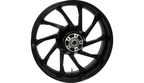 Coastal Moto - Coastal Moto Precision Cast Hurricane 3D Rear Wheel - 18in. x 5.5in. - Solid Black - 3D-HUR185SB-ABST