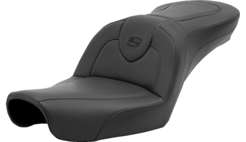 Saddlemen - Saddlemen Roadsofa Seat - without Backrest - Black/Black Stitching - 896-04-187