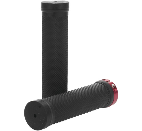 BikeMaster - BikeMaster Lock-On Mountain Bike Grips - Knurled - 102196