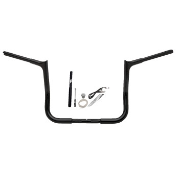 Fat Baggers, Inc. - Fat Baggers, Inc. 1-1/4in. EZ Install Pointed Top Handlebar Kit - Black - 919012-B