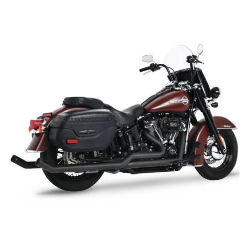 Freedom Performance - Freedom Performance Tuck-N-Under Upsweep Exhaust - Pitch Black - Straight Star - HD00936