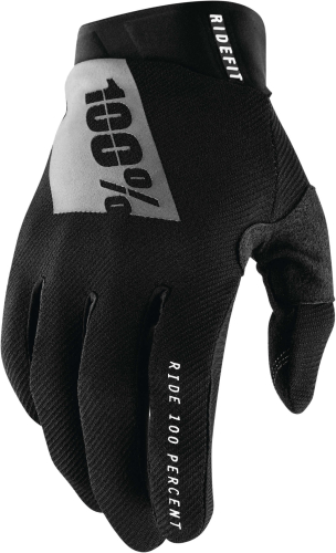 100% - 100% Ridefit Gloves - 10014-001-13 - Black - X-Large