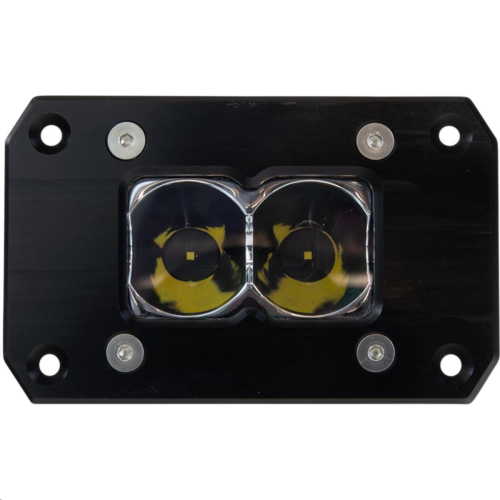 Heretic Studio - Heretic Studio 4in. 6-Series Spot Light - Black Flush Mount - LB-6SF04111