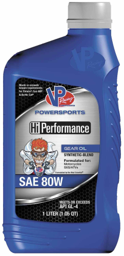 VP Racing Fuels - VP Racing Fuels Hi-Performance Gear Oil - 80W - 1L. - VP7608003