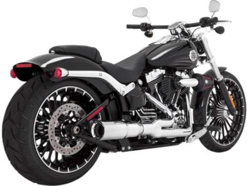 Vance & Hines - Vance & Hines Hi-Output 2:1 Short Exhaust System - Chrome - 16545
