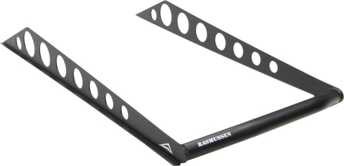 Skinz Protective Gear - Skinz Protective Gear Rear Custom Aluminum Bumper - Rasmussen Flat Black - SDRB275-BR-FBK