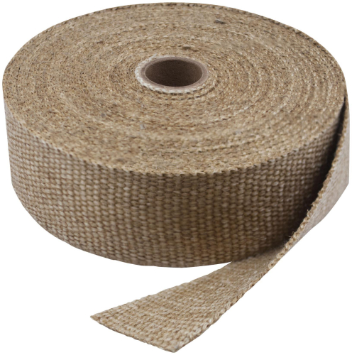 Twin Power - Twin Power Exhaust Wrap - 1in. x 50ft. - Natural - 81010101