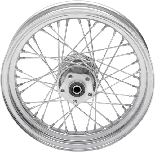 Drag Specialties - Drag Specialties Laced Chrome 40 Spoke 16x3 Rear Wheel - 71871N