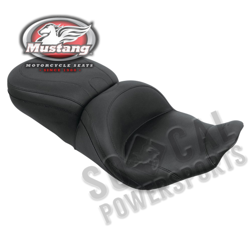 Mustang - Mustang 1-Piece Lowdown Touring Seat - No Studs - 79670