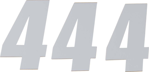 DCOR - DCOR Individual Numbers 6in. - No.4 - White - 45-16-4