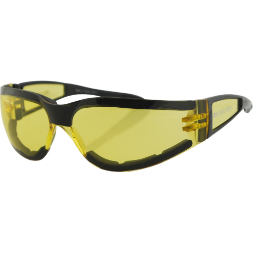 Bobster Eyewear - Bobster Eyewear Shield II Sunglasses - ESH204 - Black/Yellow Lens