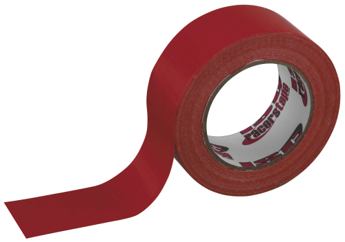 ISC Racers Tape - ISC Racers Tape Top-Grade Colored Duct Tape - 2in. x 90ft. - Red - RT2001