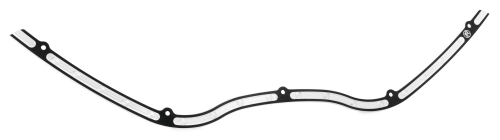 Performance Machine - Performance Machine Hole Shot Windscreen Trim - Contrast Cut - 0209-2018HST-BM