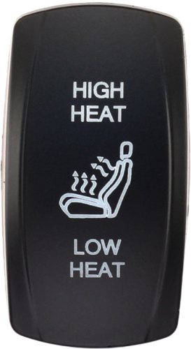XTC Power Products - XTC Power Products Dash Rocket Switch Face Plate - High Low Heated Seats - SW00-00145000