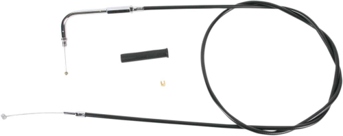Drag Specialties - Drag Specialties Alternative Length Black Vinyl Throttle Cable - 50in. - 4332150