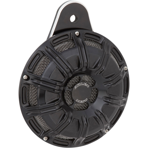 Arlen Ness - Arlen Ness Horn Cover - 10-Gauge - Black Anodized - 70-266