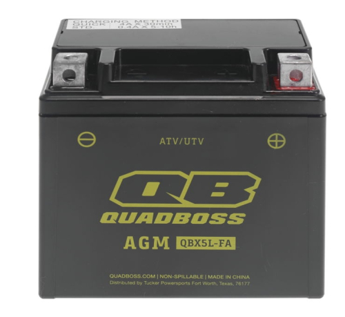 QuadBoss - QuadBoss Maintenance-Free AGM Battery - YTX5L-BS - HTX5L-FA-QB