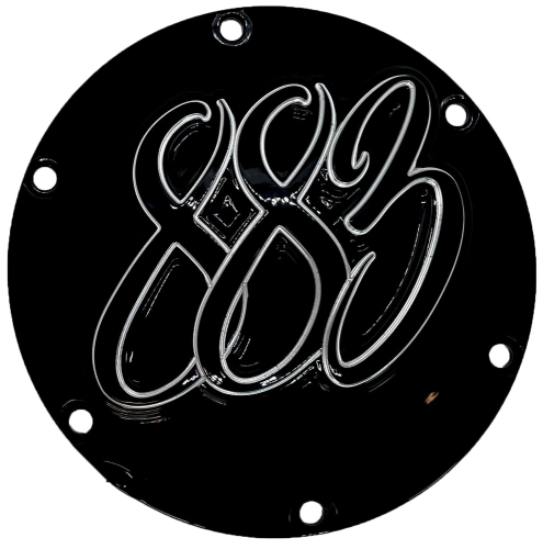 Precision Billet - Precision Billet Sportster 883 Billet Derby Cover - Black - 883-230-SPT-BLK
