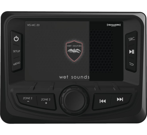 Wet Sounds - Wet Sounds MC-20 Compact 2-Zone Media Receiver - WS-MC-20