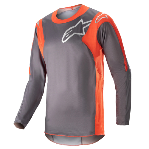 Alpinestars - Alpinestars Racer Hoen Jersey - 3761323-9241-XXL - Magnet/Hot Orange - 2XL