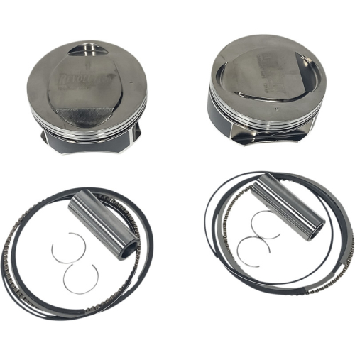 Revolution Performance - Revolution Performance Big Bore Piston Kit (124R Domed) - Bore 4-1/8in. - Stroke 4-5/8in. - 11:1 Compression - RP301-124WR