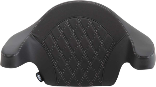 Drag Specialties - Drag Specialties Tour Box Pad - Double Diamond - Silver Stitch - 0822-0438