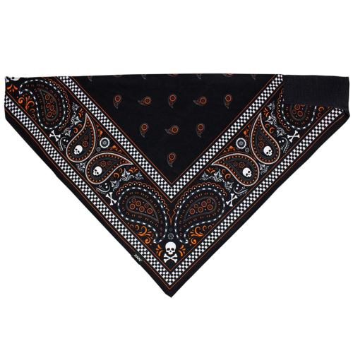 Zan Headgear - Zan Headgear Sportflex Series Bandana - BL197 - Orange Paisley - OSFM
