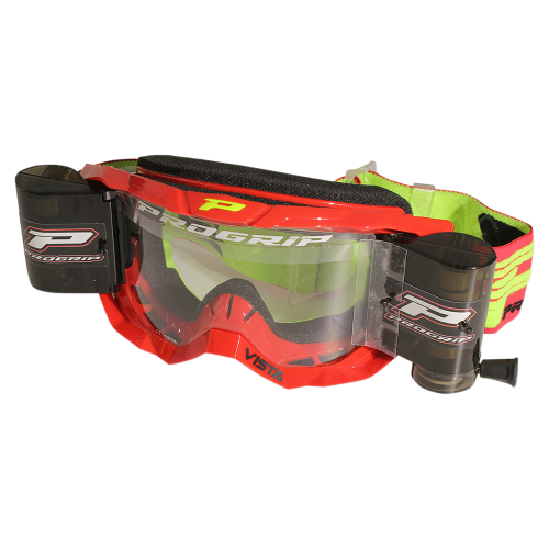 Pro Grip - Pro Grip 3303 Vista Goggles with Roll-off System - 3303RORO - Red - OSFA