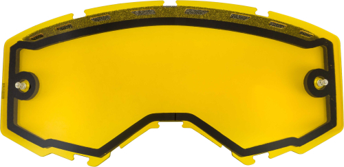 Fly Racing - Fly Racing 2019 Vented Dual Lens - Yellow with T.O. Pins - FLB-029