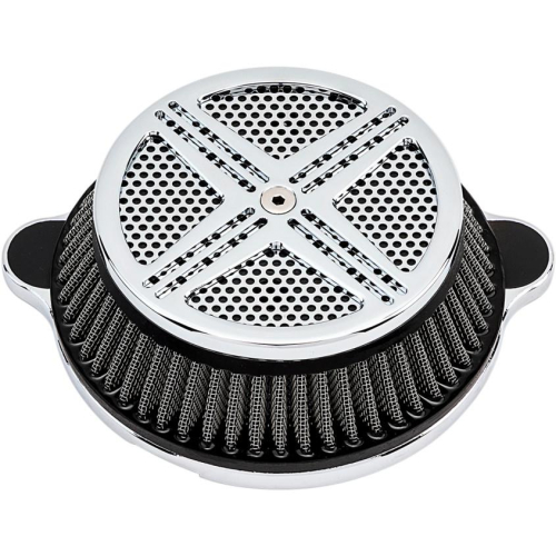 LA Choppers - LA Choppers Air Cleaner Assembly - xXx Cover - Chrome - LA-2390-03