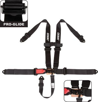 Grant - Grant Latch and Link Safety Harness - 5 Point with 3in. Straps - Black - 2110