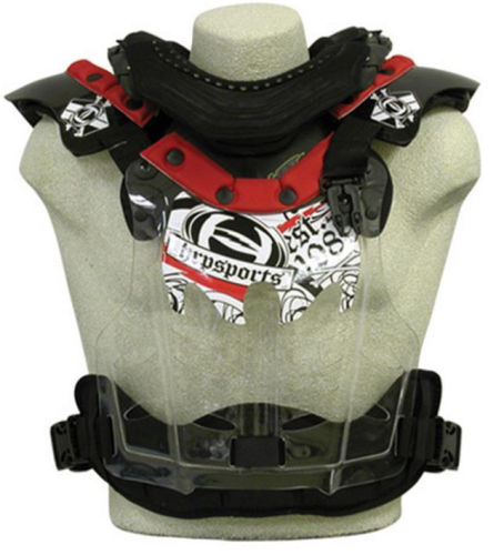 HRP Sports - HRP Sports Flak-Jak LT IMS Youth Chest Protector - 0652-R-11 - Red - 95-125 Lbs.