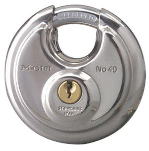 Master Lock - Master Lock Stainless Steel Round Padlock - 40DPF