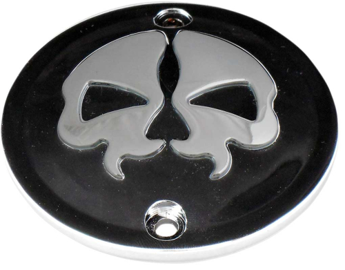 Drag Specialties - Drag Specialties Split Skull Points Cover - Black - 0940-1617