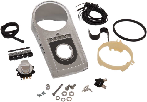 Drag Specialties - Drag Specialties Electronic Speedometer Dash Kit - 7125496CPT-BXLB