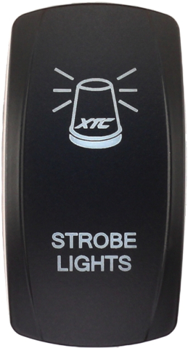 XTC Power Products - XTC Power Products Dash Rocket Switch Face Plate - Strobe Lights - SW00-00106021