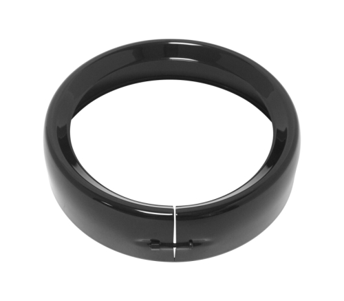 HardDrive - HardDrive 7in. Frenched Headlight Trim Ring - Clamp Style - Black - 38-049GB