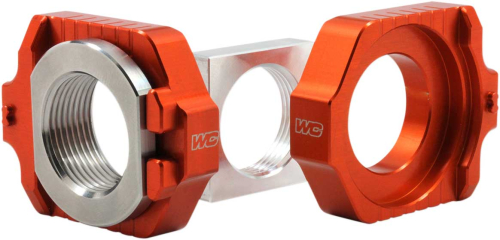 Works Connection - Works Connection Elite Axle Blocks Kit - Orange - 17-263