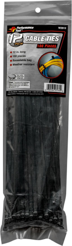 Performance Tools - Performance Tools Cable Ties - 12in. - W2912