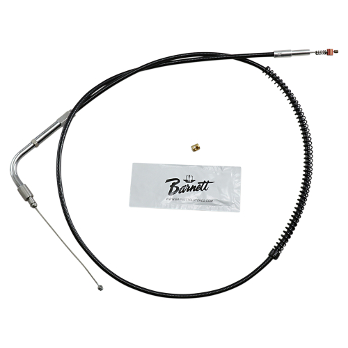 Barnett - Barnett Black Vinyl Idle Cable (+6in.) - 101-30-40025-06
