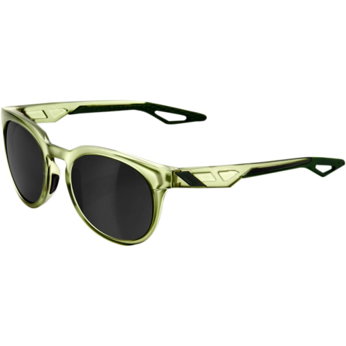 100% - 100% Campo Sunglasses - 61026-296-61 - Green/Smoke Lens