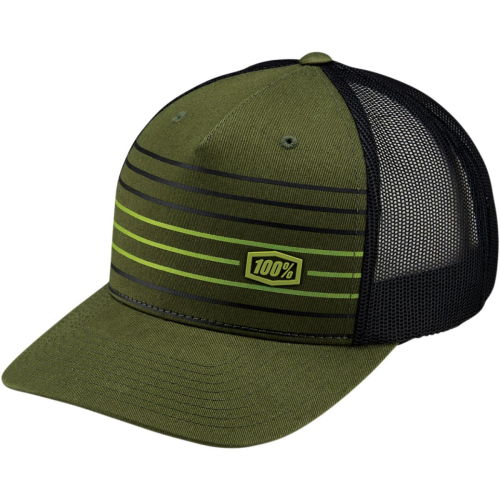 100% - 100% Snapback Insurgent Hat - 20076-190-01 - OD Green