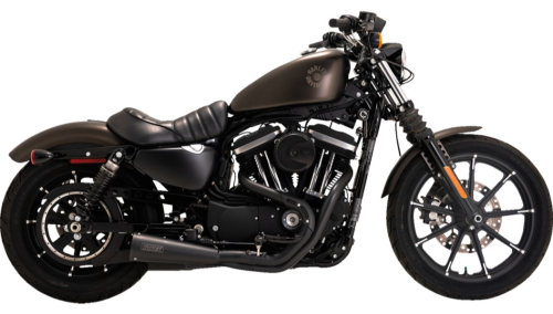 Vance & Hines - Vance & Hines Upsweep 2:1 Exhaust Systems - Black - 47627