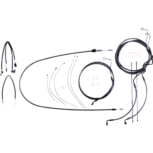 Magnum - Magnum Black Pearl Handlebar Installation Kit for 15in-17in. Ape - 4871222